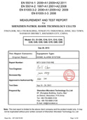 CE Measurement and test report CE for Patrol Hawk alarm system